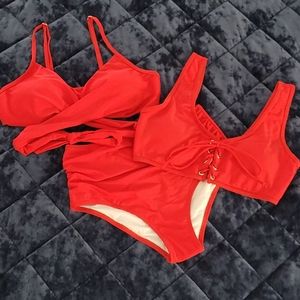 NWOT 3 piece bikini set